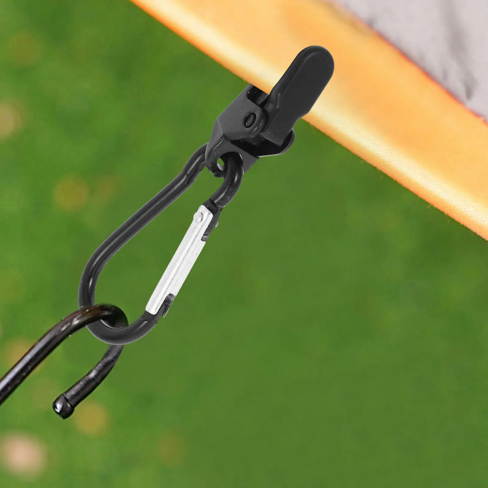 

12 Pcs Windproof Fixing Clips Tarp Clips Outdoor Tent Canopy Heavy Duty Plastic Clamp Secure Camping Hardware Kits Weather