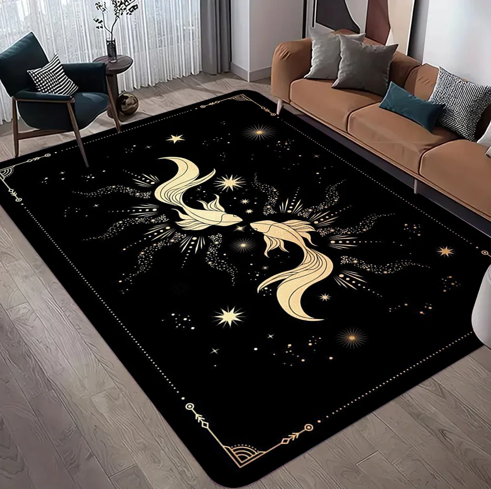 Karpet Area Gotik Pentagram Ma - Home Decor Retailers ulasan dan harga