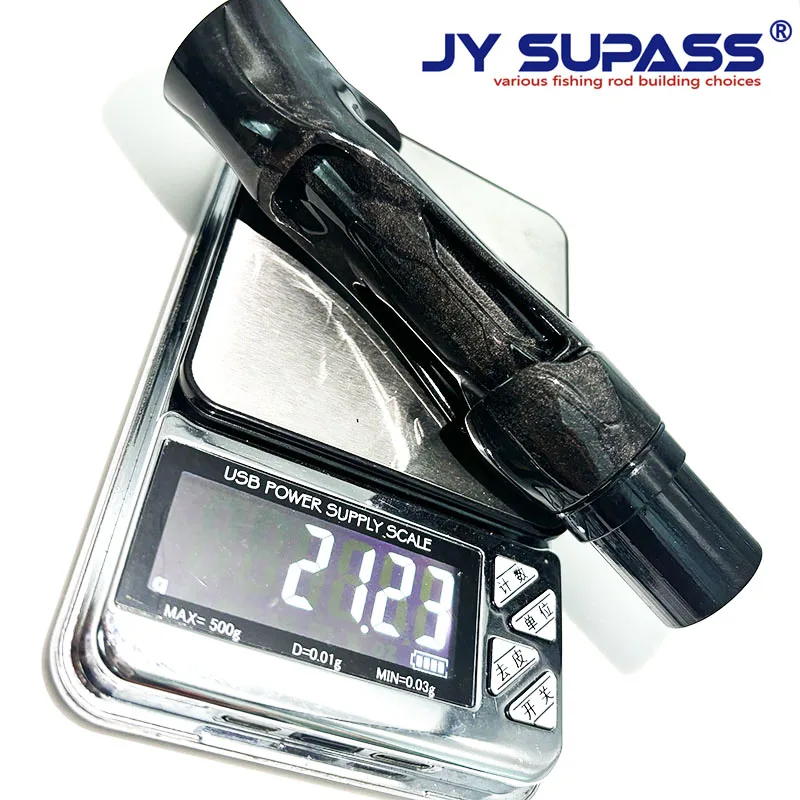 JY SUPASS WFC مخصص الصيد رود الكربون الكربون بكرة ، الصيد رود مخصص بناء مكون قضيب إصلاح ملحق بكرة مقعد