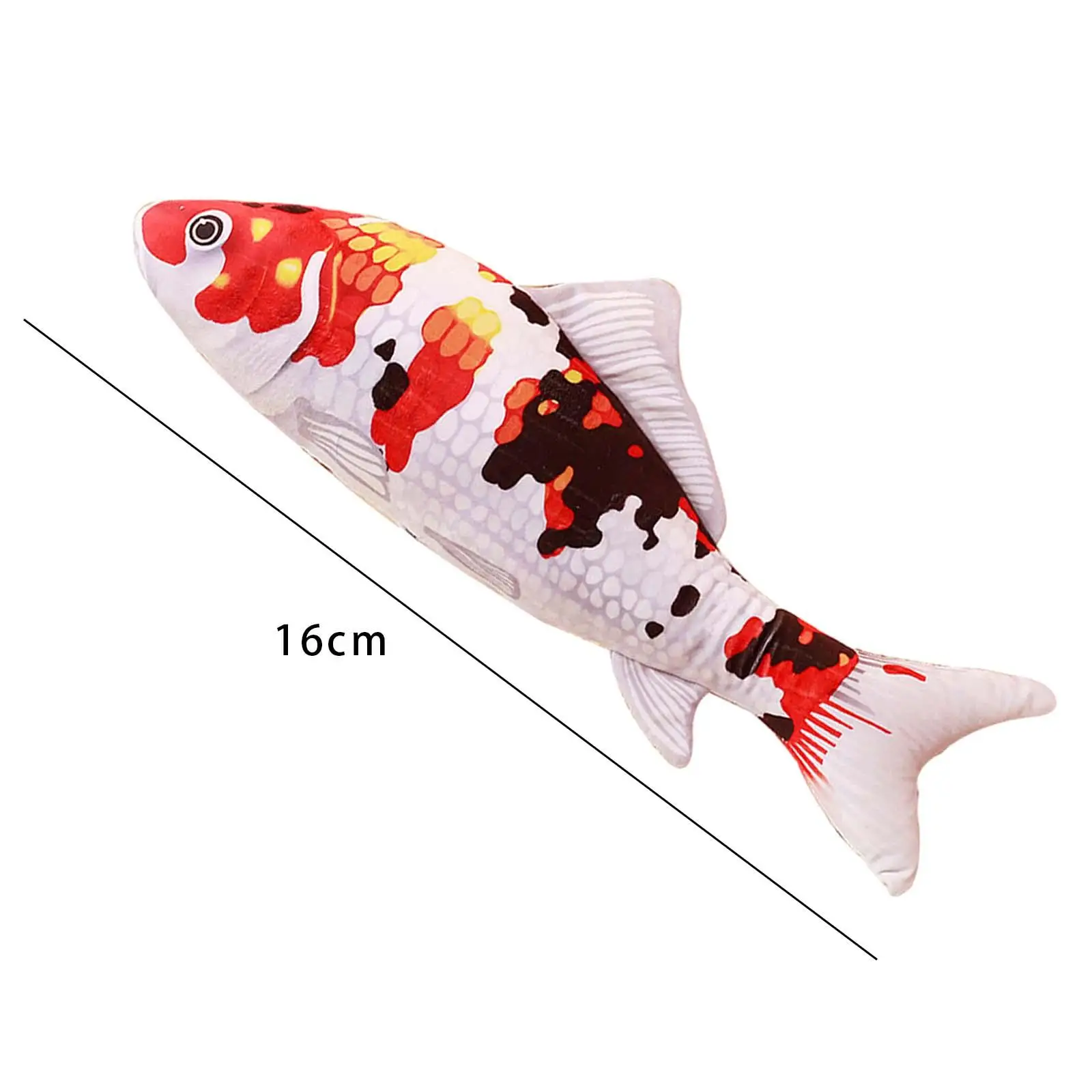 Cute Plush Fish Stuffed Toy Soft Cartoon Hugging Pillow Cushion Doll for Living Room Bedroom Car Decorative Gift