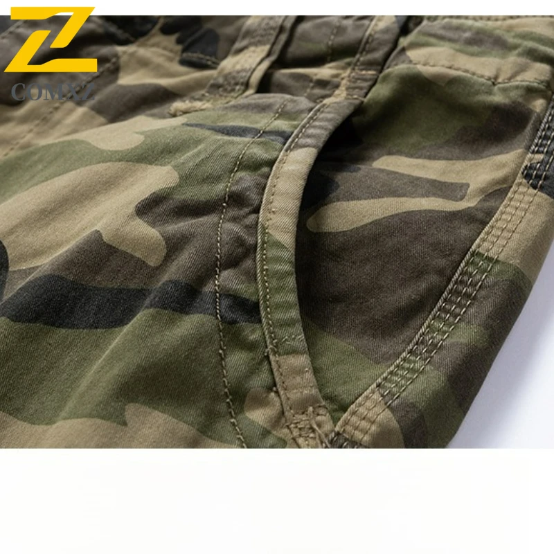Utility Cargo Pants Men New Straight  Multi Pocket Casual Trousers Apparel Trendy Versatile Street Style Lightweight Trousers