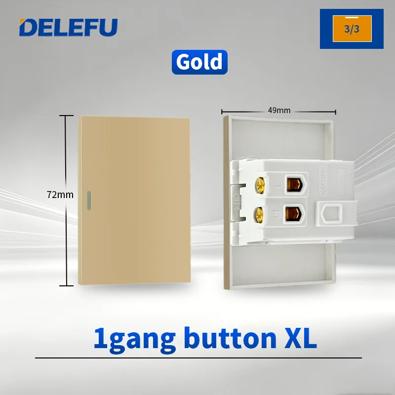 Variant: 1gang button XL