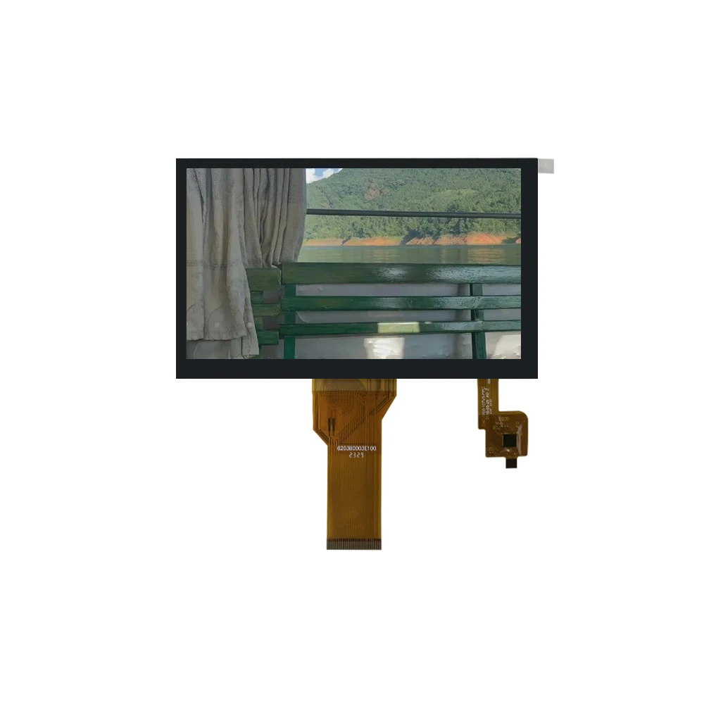 Wide Temperature Display 7 Inch Touch Screen 800x480 Screen Panel 50-Pins RGB Interface LCD Module with CTP