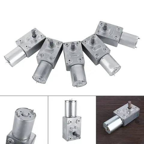 370 Reversibel snäckväxelmotor med högt vridmoment, DC 12V reduktionsmotor, medurs/moturs, elektrisk drivmotor, 5 varv/min, 6 varv/min, 20 varv/min, 40 varv/min, 62 varv/min 10 best sales växelmotor - №9
