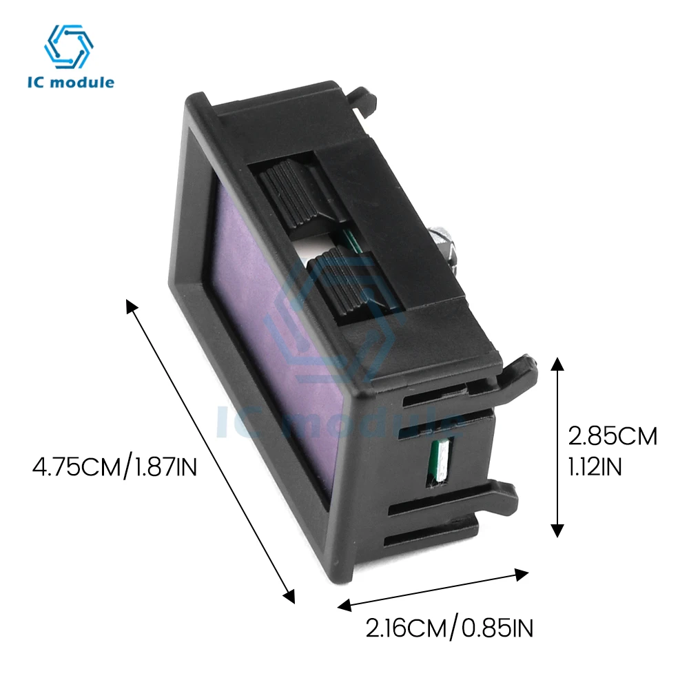 DC 12V -50~300℃ 0.56 Inch LED Digital Tube Intelligent Digital Display Thermometer with Waterproof NTC Metal Probe