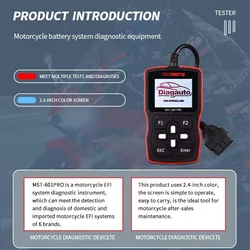 Efi-Detector de fallas para motocicleta, decodificador Obd, instrumento de diagnóstico, equipo de diagnóstico de fallas para motocicleta Honda Delphi Yamaha Suzuki