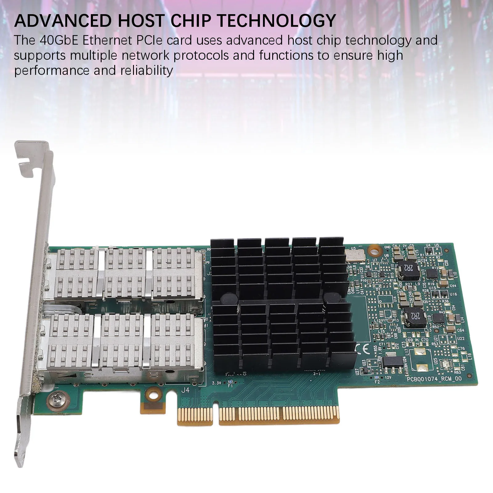 

40Gb Ethernet PCIe Card 40GbE 2 Ports Network Card Low Latency for Optical Ethernet Network Card 40GbE Ethernet PCIe Card