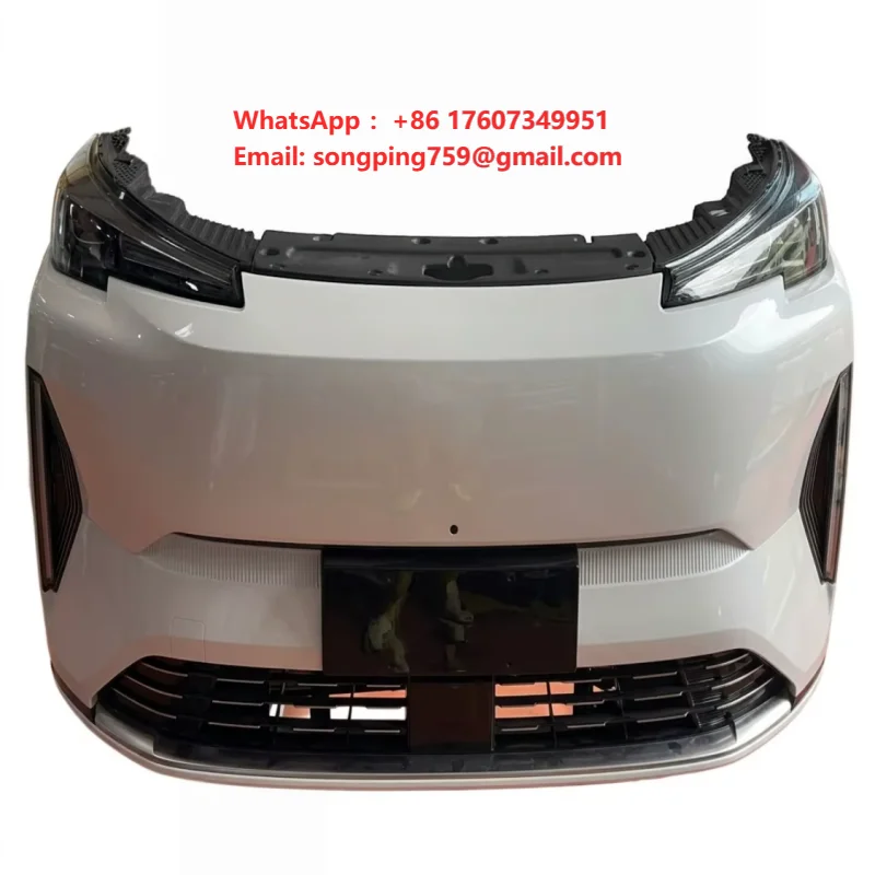 Front Face Front Bumper Assembly Set with Left and Right Headlights for Changan Qiyuan Q05