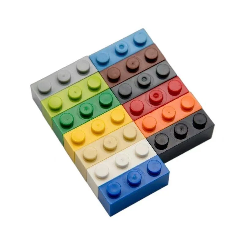 20 teile/los DIY Blöcke Bausteine Dicke 1X3 Pädagogisches Assemblage Bau Spielzeug für Kinder Größe Kompatibel Mit Marke