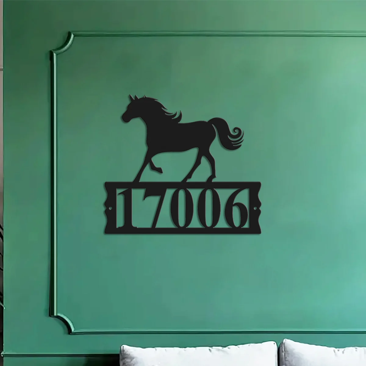 

Custom Metal Address Sign, Horse Address Sign, Gift for Horse Lover, Housewarming Gift, Gift From Realtor, Fast Shipping,