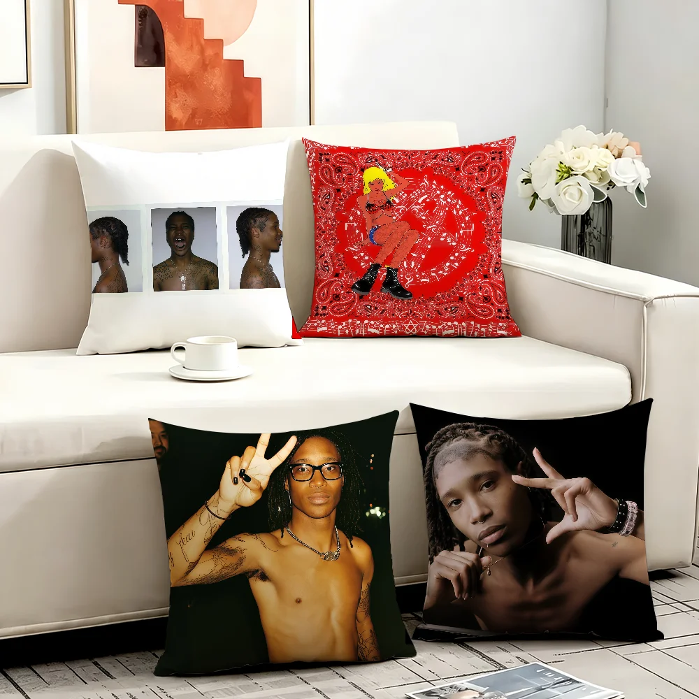 Rapper N-Nine Vicious Emotions cushion cover Anti-dustmite Sofa Cushion Decorative Office Cover Lounge Area Indoor & Outdoor Use