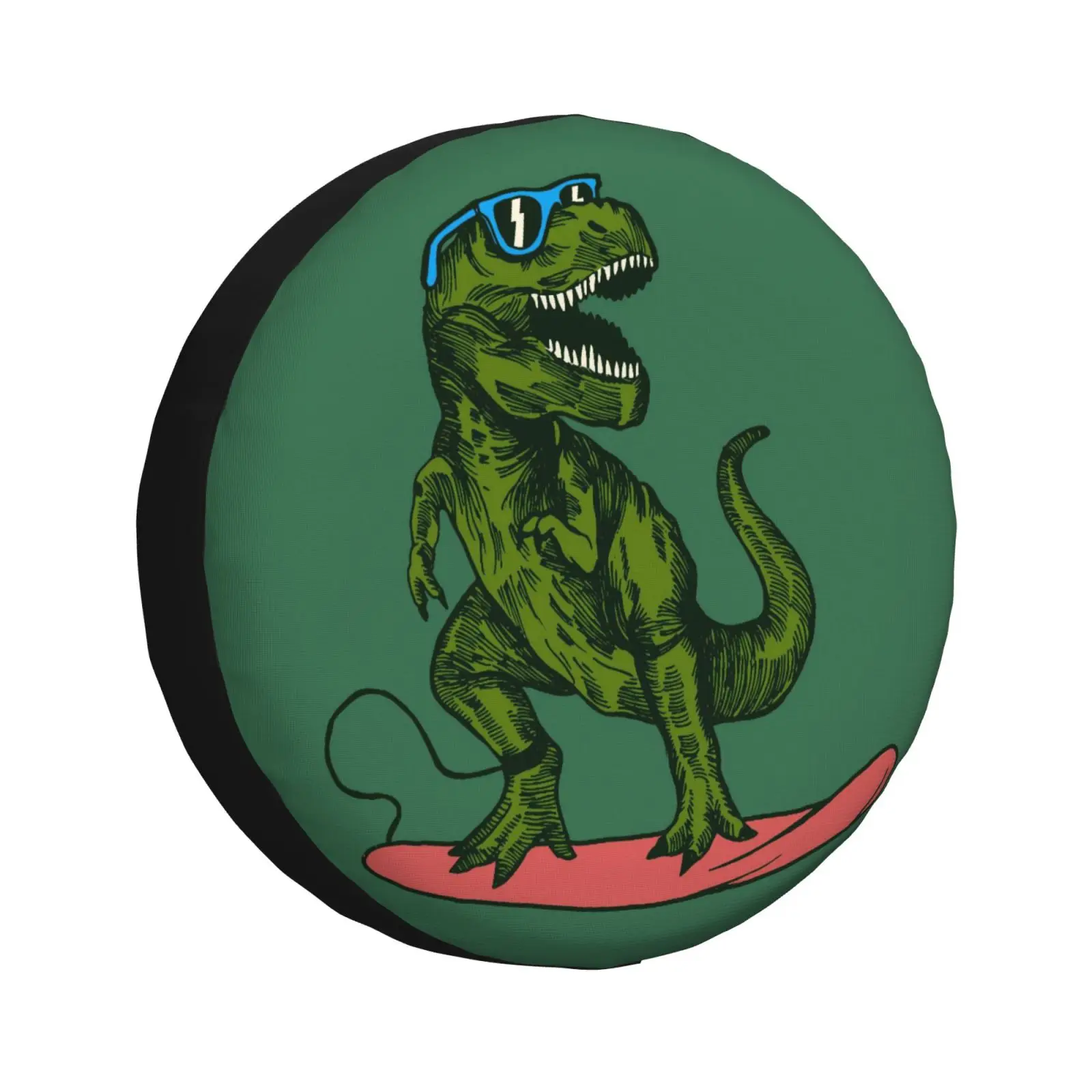 

Cool Cartoon Dinosaur Tire Cover for SUVs RVs 4WD Vehicles, Pajero and Four-Wheel Drive Cars 14 15 16 17 Inch