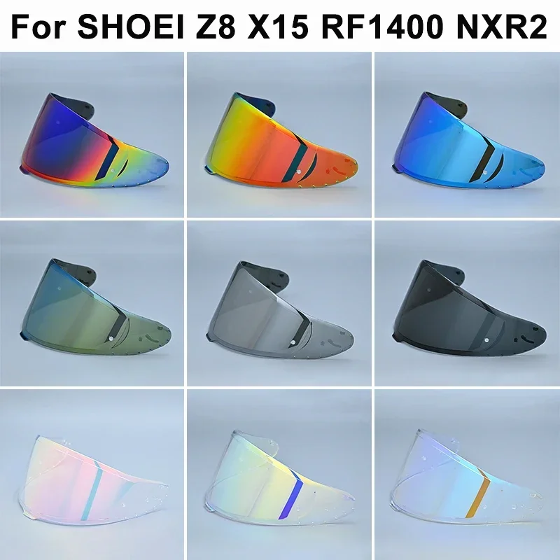 

Helmet Visor for SHOEI Z8 NXR2 RF1400 RF-1400 CWR-F2 CWR-F2R X15 X-Fifteen X-SPR Pro Shield Sunscreen Windshield Helmet Parts