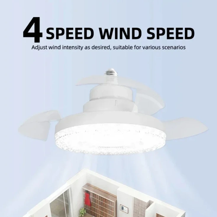 サマーホーム-e27-照明付きシーリングファン-リモコン付き-led-3段階調光照明器具-照明ベース
