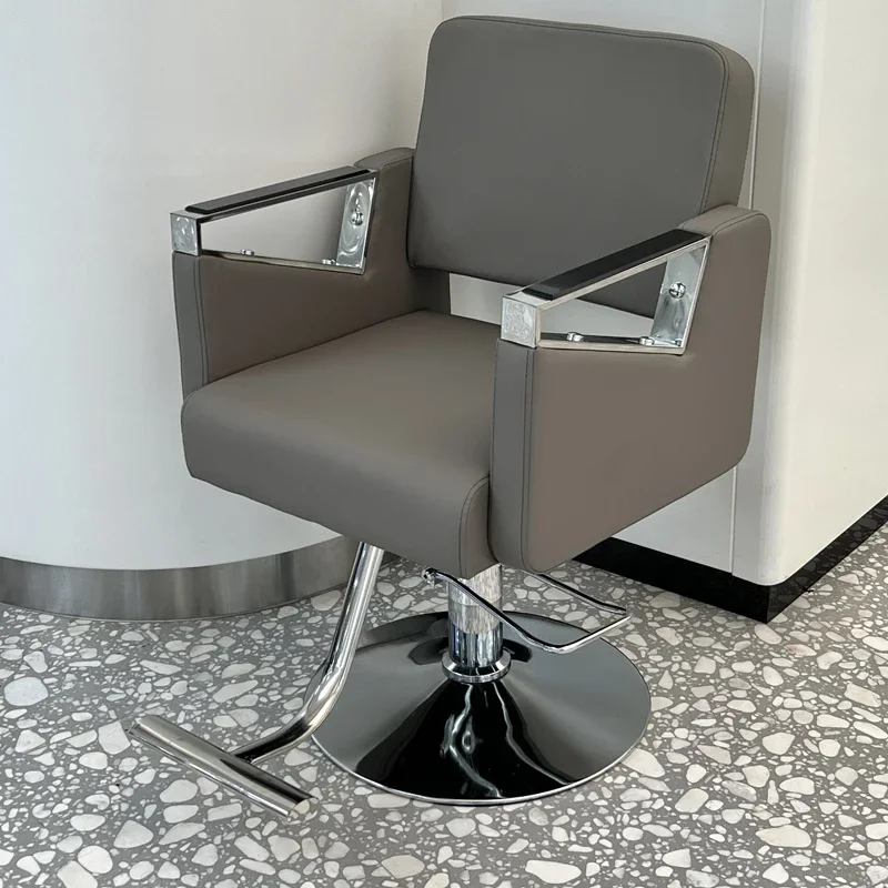 Professional Cheap Barber Chair Classic Square Mat Swivel Armrest Hair Wash Chair