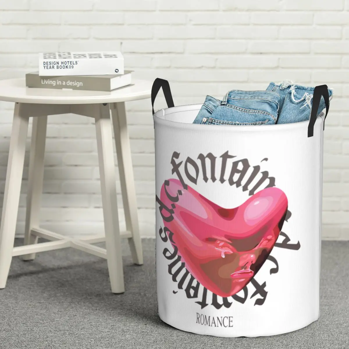 

Складная корзина для белья Fontaines DC Romance, большая детская корзина для стирки, домашний органайзер