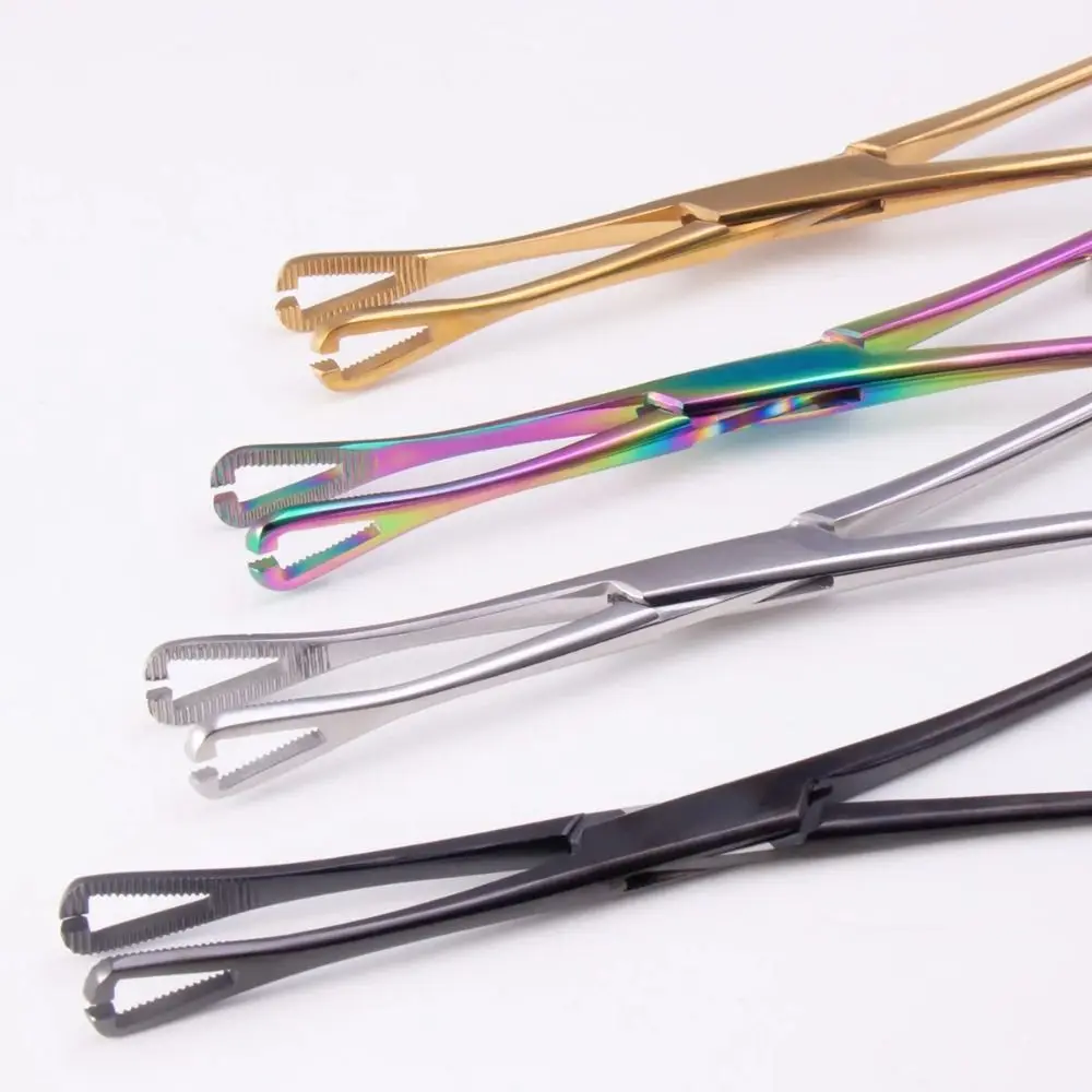 

Body Jewelry Tool Stainless Steel Piercing Clamp Body Piercing Piercing Tools Disposable Professional Tool Tweezers