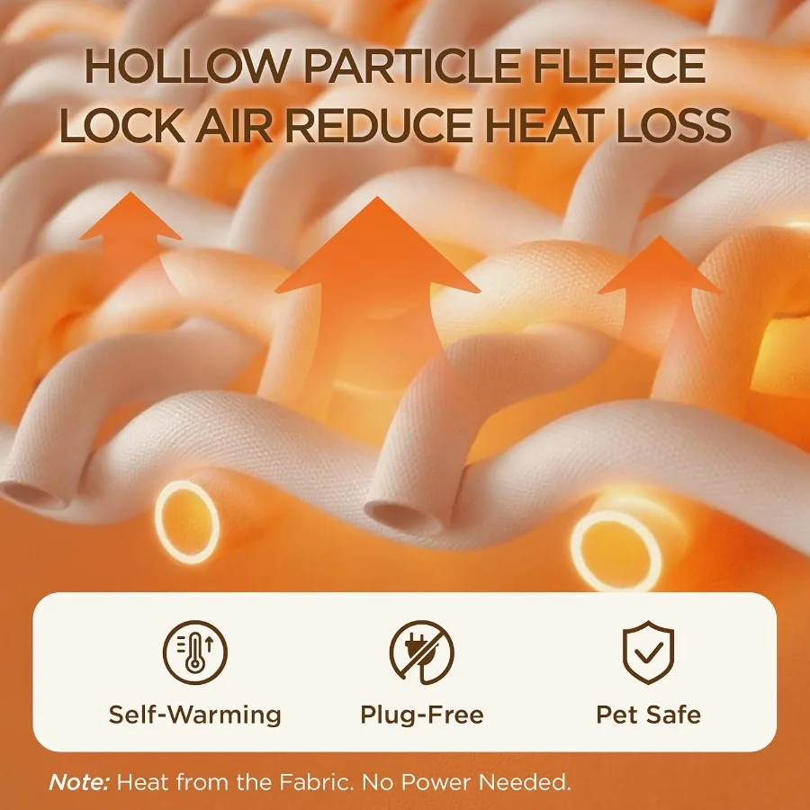 سرير كلب لتقويم العظام ذاتي الاحترار XL للكلاب الكبيرة جدًا - سرير كلب كبير قابل للغسل ومقاوم للماء وأريكة مريحة للحيوانات الأليفة مع C قابل للإزالة #2