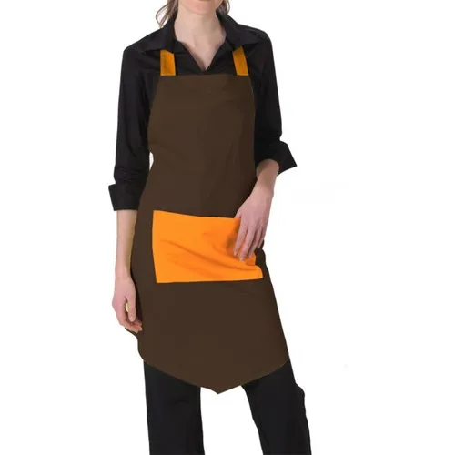 Medusa Forma Pendant Chef Barista Cook Barber Tattoo Waiter Apron Brown