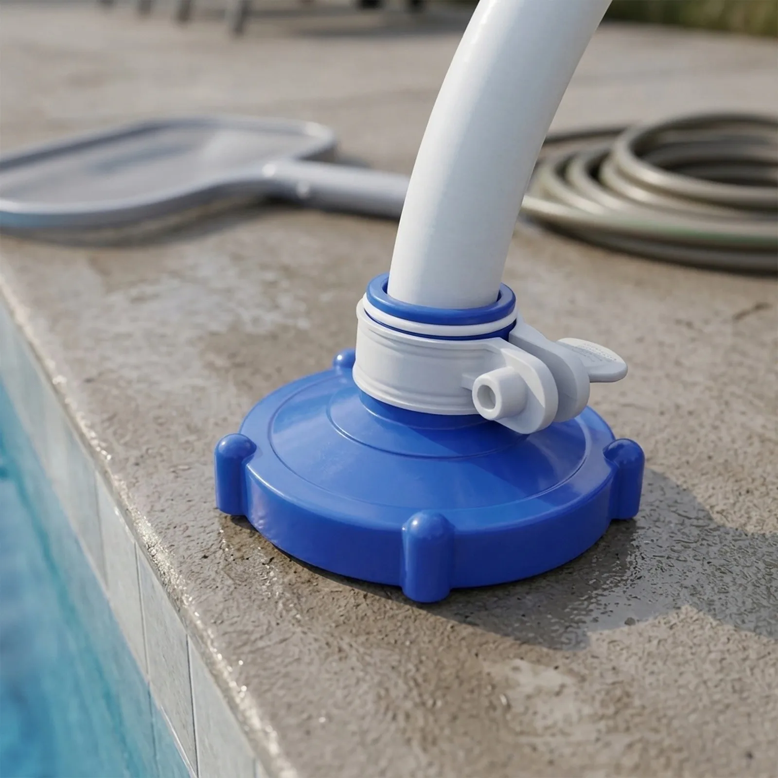 Adapter with Clamp for 58234 Pool Base P03867 Designed for Reliable Suction Hose Connection in Pool Vacuum Cleaner Systems