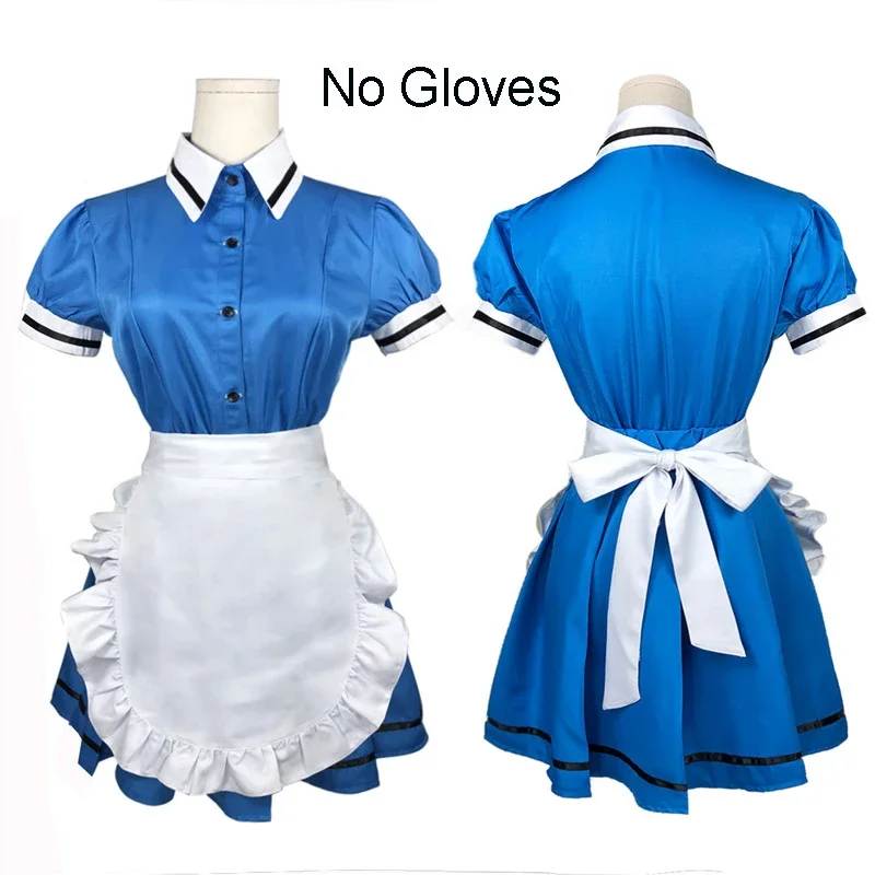 Anime Blend S Cosplay Costume Hinata Kaho/Hideri Kanzaki/Maika Sakuranomiya/Amano Miu/Mafuyu Hoshikawa Maid Apron Dress Uniform