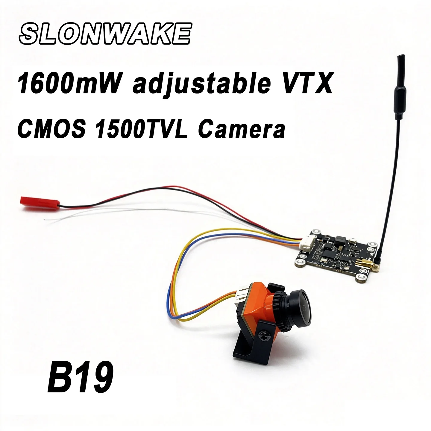 Ready to use 5.8G 48CH 200/500/1000/1600mW adjustable transmitter camera cmos 1500TVL 2.1mm Lens support OSD for Racing Drones