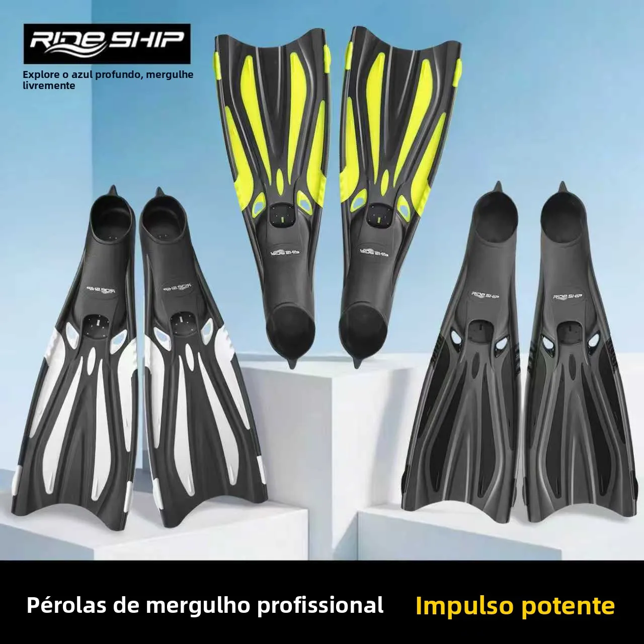 professional-swimming-duck-webbing-training-equipment-free-diving-long-fin-snorkeling-gear-unisex-adult-dive-flippers