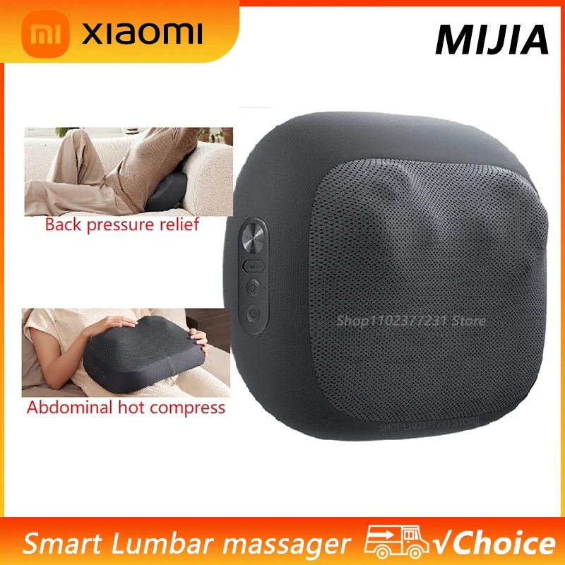 

Оригинальный умный массажер для талии Xiaomi Mijia, успокаивающий массажер для талии 2 в 1, массажер для шеи, разминающий двусторонний горячий компресс