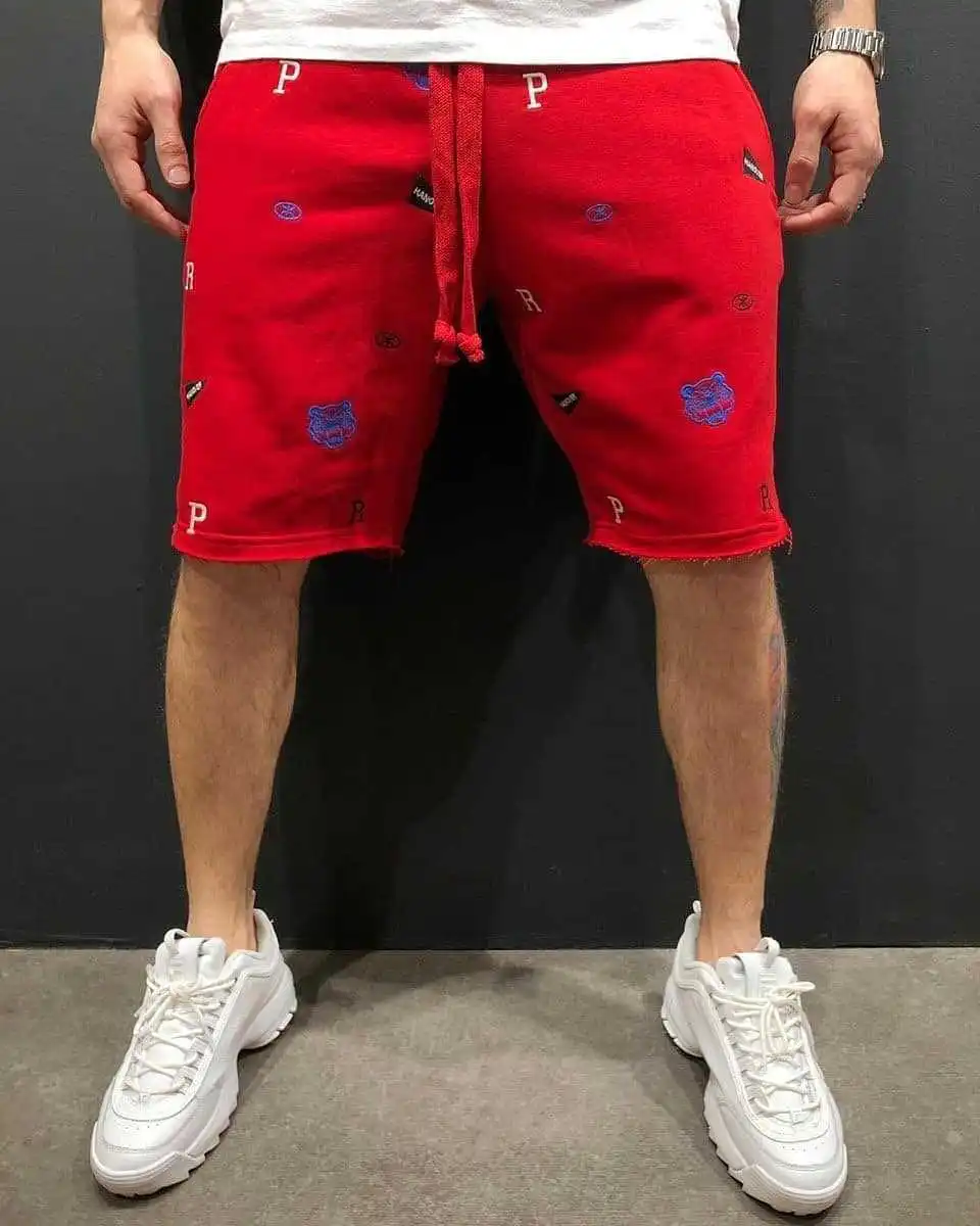 2023 New Spring Summer Men Cargo Shorts Relaxed Fit Breeches Bermuda Casual Short Pants Stick a Skin Social Cargo Short Men