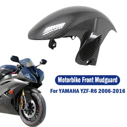 Motorcycle Parts Fairing Parts For YAMAHA YZF R6 yzf r6 2006 2007 2008 2009 2010 2011-2016 ABS Carbon Fiber Color Front Fender