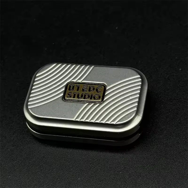 01EDC MINI Burger Mecânico Fidget Slider EDC TDAH Ferramenta Anti Estresse Fidgeting Stress Spinner Brinquedos