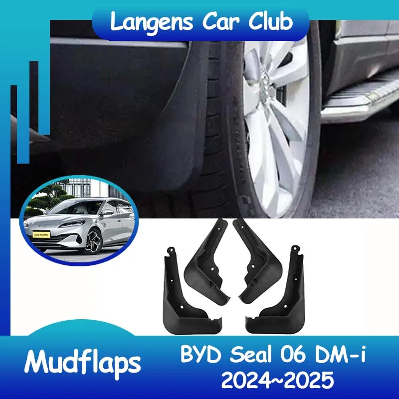 

For BYD Seal 06 DM-i 2024~2025 Mudflaps Fender Flares Fenders Splash Guard Wheel Protecti Mud Flap Exterior Parts Accessories.