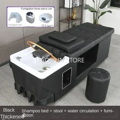 Head Spa Shampoo Chair Salon Water Circulation Comfort Japanese Hair Wash Chair Luxury Shampouineuse Salon Equipment MQ50SC