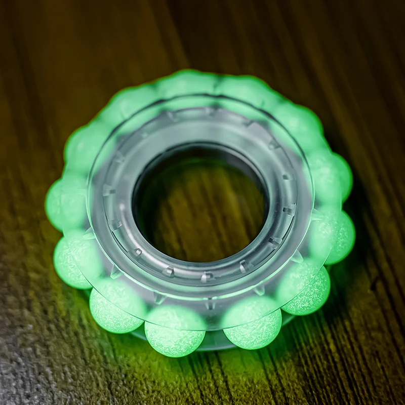 Fingertip Roller Ring Fidget Spinner Luminous Rotating EDC Antistresse Relieve Stress Reducing Toys Anti anxiety Flywheel Lure