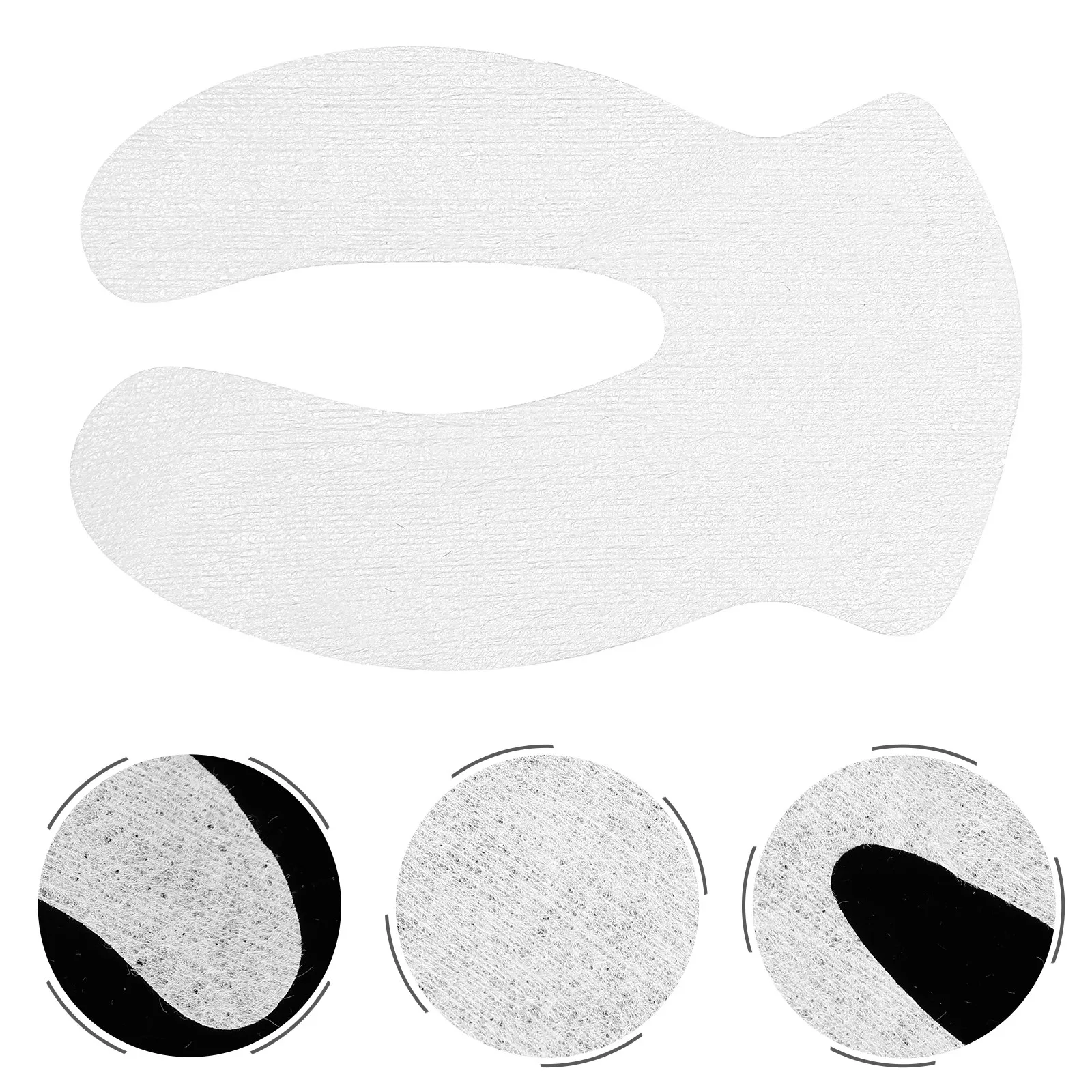 1000pcs U shaped Pure Cotton Eye Mask Thin Care Patch Moisturizing Pad DIY Facial Cover Disposable Eye Pads Sheet