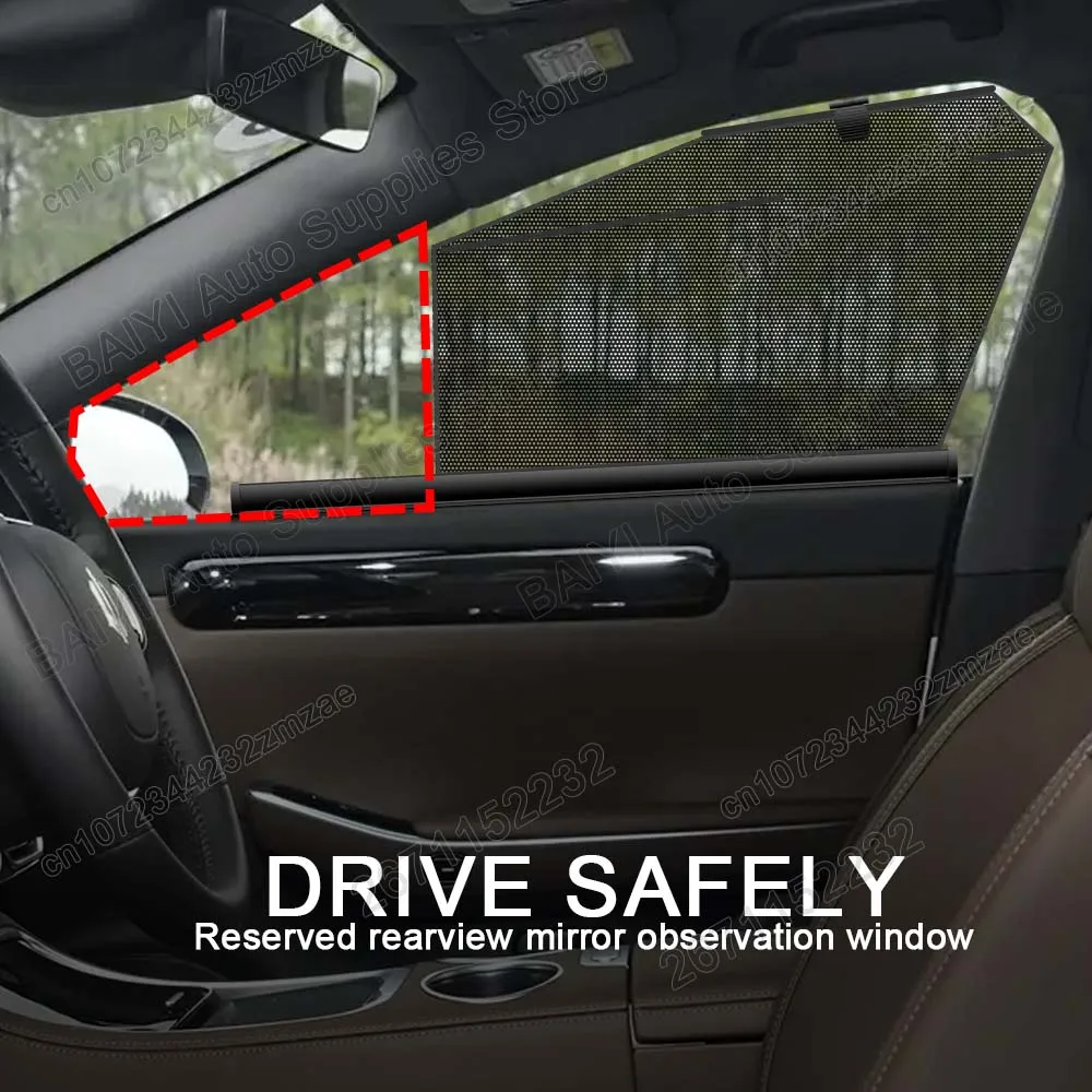 For Leapmotor C01 Car Side Window Sunshade Cover, Retractable Front & Rear Window Visor Anti UV Protection Car Accessories
