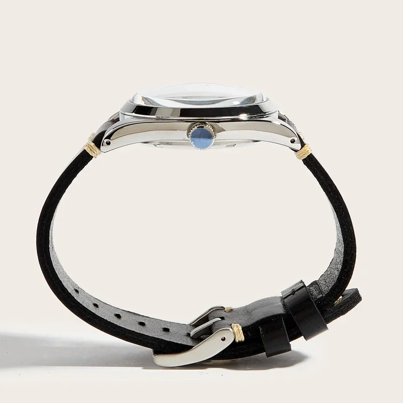 Vintage Uhr Mechanische De Luxe Unisex Dress Handaufzug Armbanduhr – Detail 7