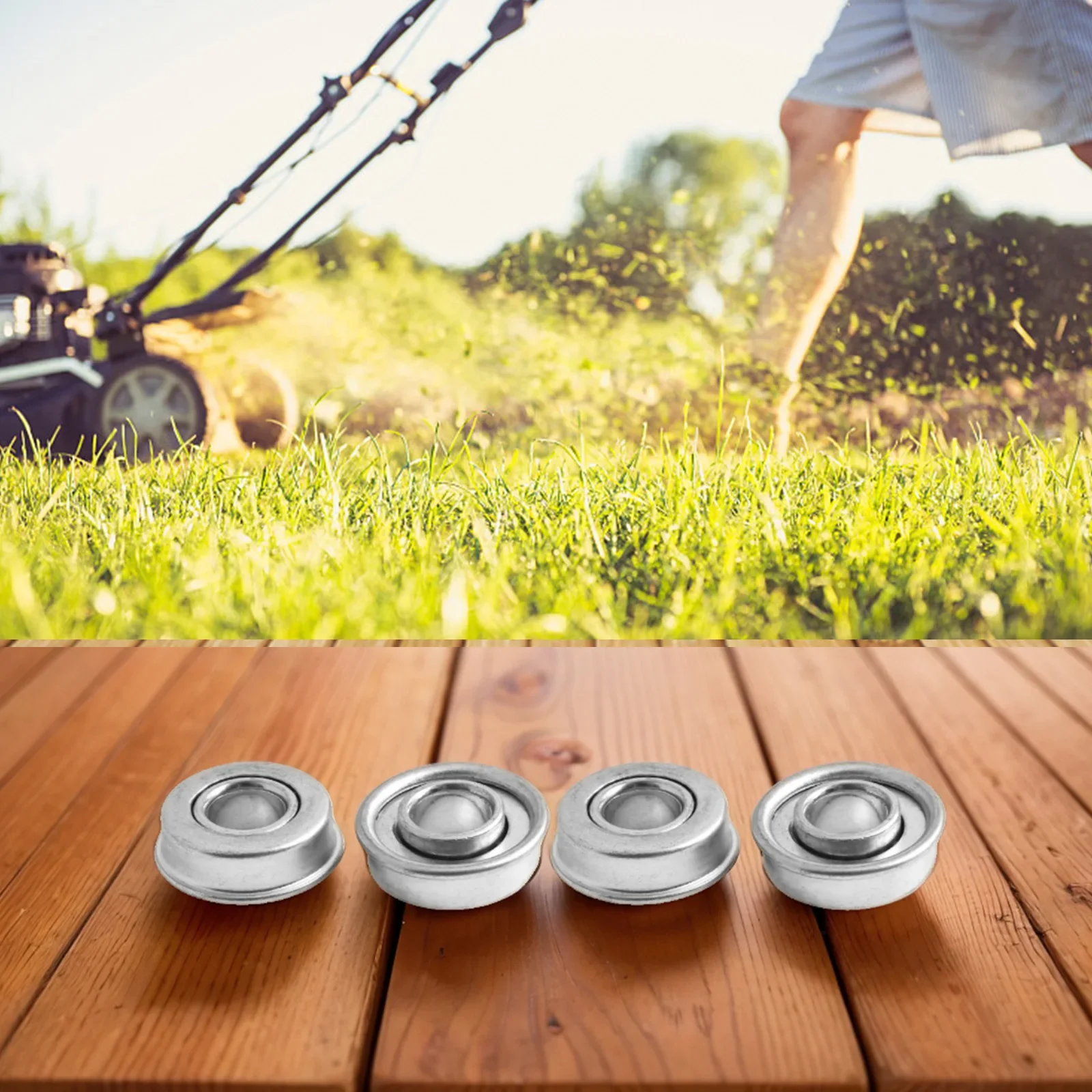 

4 шт. подшипников колес для газонокосилок Honda моделей HR215, HRB536, 5221, 7410180, 7410262, совместимых с номерами 91055-VA4-003, 91102960010