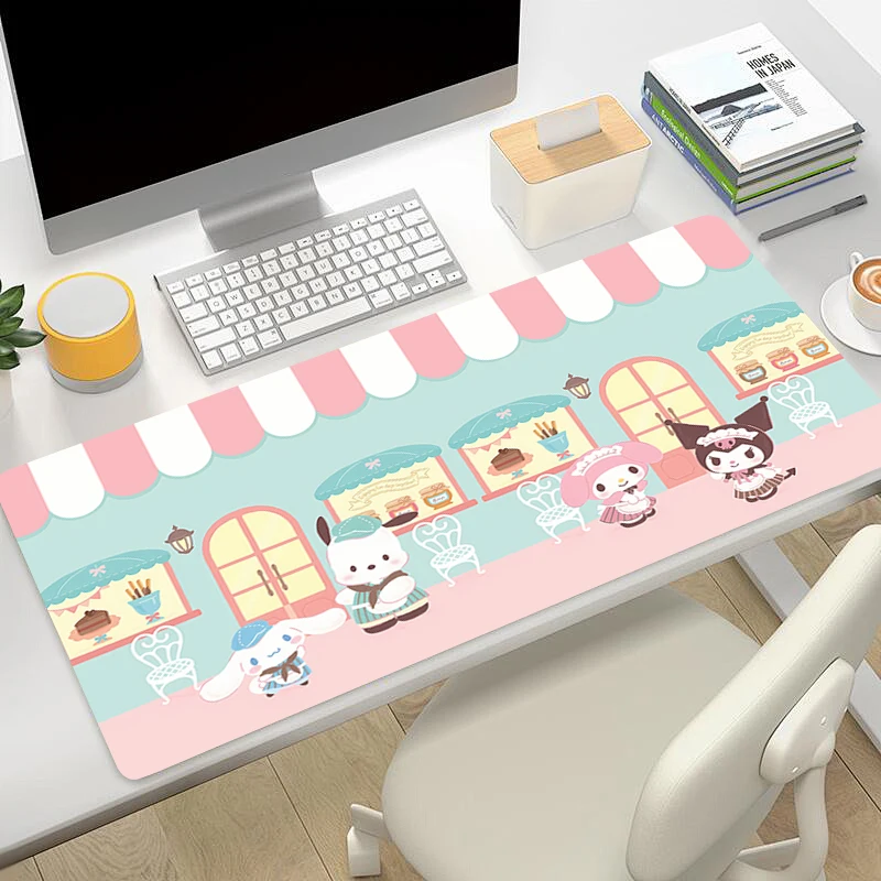 Mouse Pad Kulomi Cinnamoroll My Melody Pochacco Gaming Laptops Keyboard Mat Deskmat Pc Accessories Desk Protector Gamer carpet