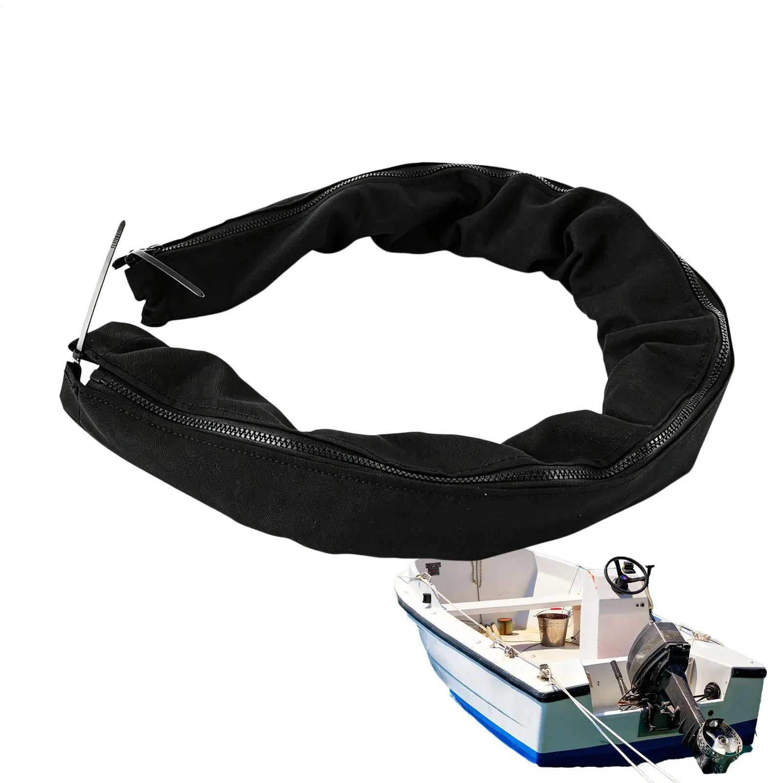 

Black cable sheath Sleeve Casing zipper-style Wire harness protective cover Easy to organize cables for bundling control cables