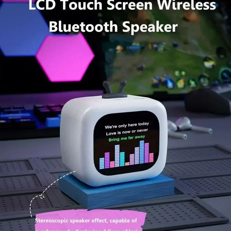 NewMini الذكية سماعة لاسلكية تعمل بالبلوتوث المتكلم شاشة تعمل باللمس المنبه الموسيقى بلوتوث الاتصال APP التحكم مضخم الصوت مع ألبوم الصور #3