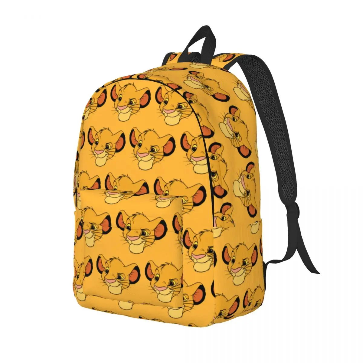 The Lion King Baby Simba Backpack for Boy Girl Kids Student School Bookbag Canvas Daypack Kindergarten Primary Bag Lightweight