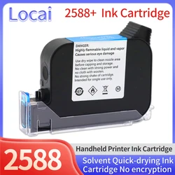 1/5/10pcs 2588 2588+ 2588+(M) Solvent Ink Cartridge Handheld Printer Ink Cartridge 600DPI Date 12.7mm Inkjet Coder No encryption