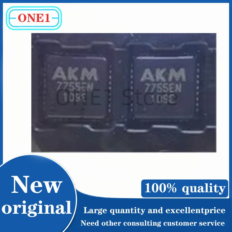 

1PCS/lot Chip New original AK7755EN AKM7755EN 7755EN QFN36 pin patch audio digital signal processor chip