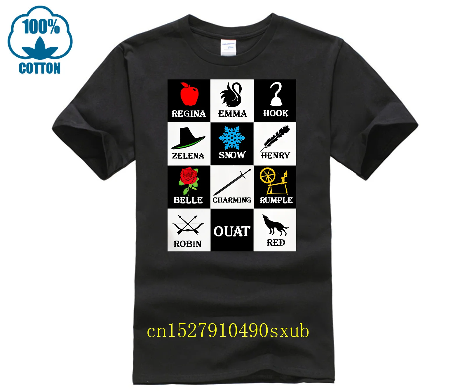 Érase una vez Uomo-Camiseta Unisex, camisa con gancho Del capitán Killian Jones, Emma Swan Il, salvore, rumblestiltskin, Regina Del Malo