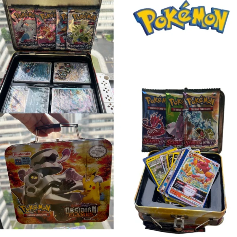 68-pcs-caixa-210-pcs-caixa-caixa-de-ferro-portatil-pokemon-colecao-cartoes-batalha-pokemons-flammas-obsidianas-pikachu-jogo-cartao-de-negociacao-brinquedos