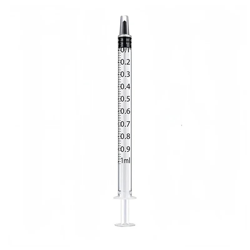 Jeringa  1 ml (1 cc) sin aguja, inyector  plástico con tapa, acuado  uso oral en mascotas, suplementos, aceite o aplicador