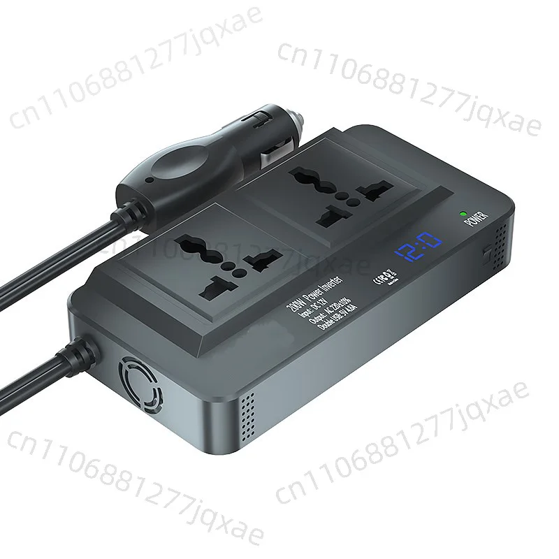 

200W car inverter 12V to 220V 110V custom socket European standard British standard US Brazilian standard universal