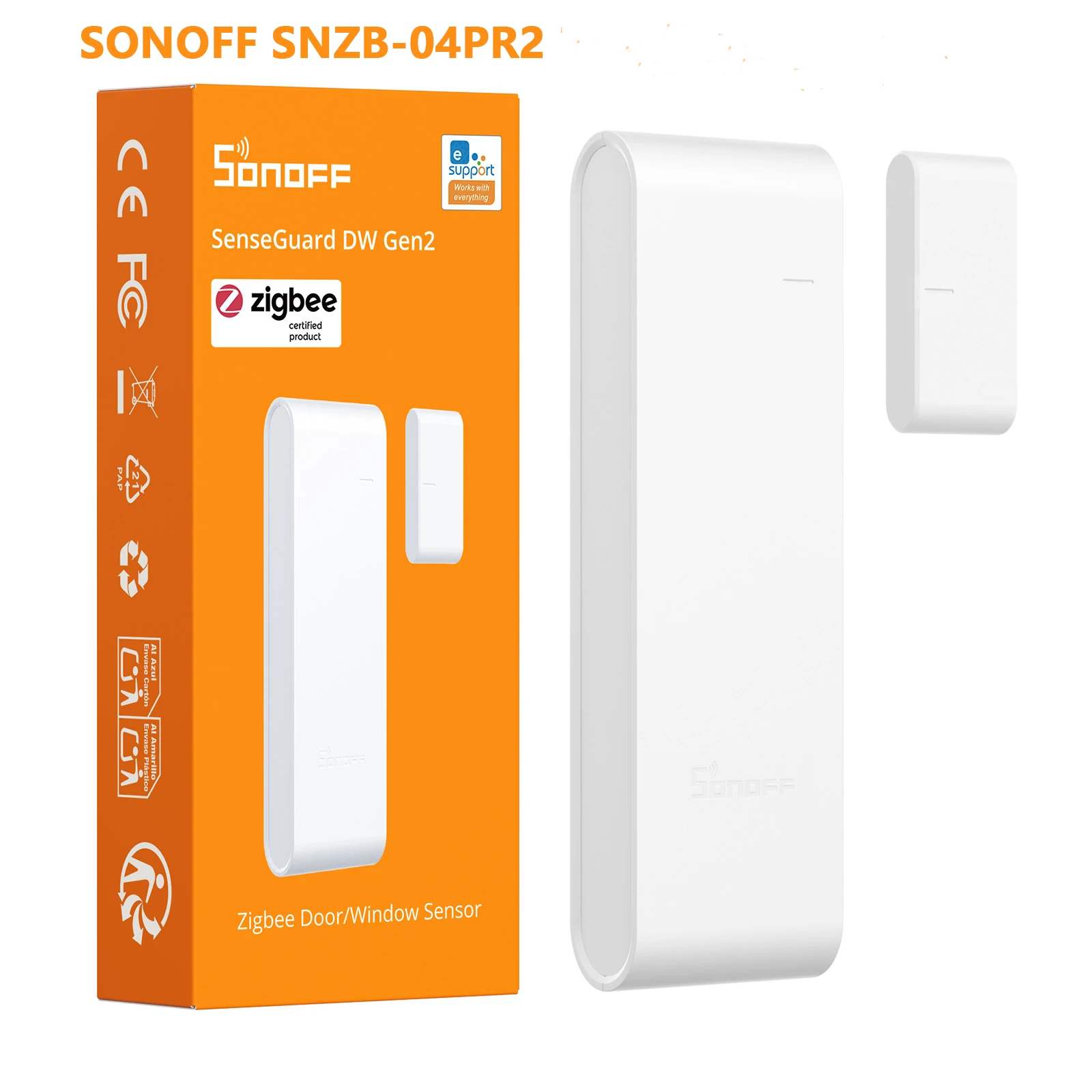 SONOFF SenseGuard DW Gen2 Zigbee Smart Door Window Sensor SNZB-04PR2 Alexa GooleHome
