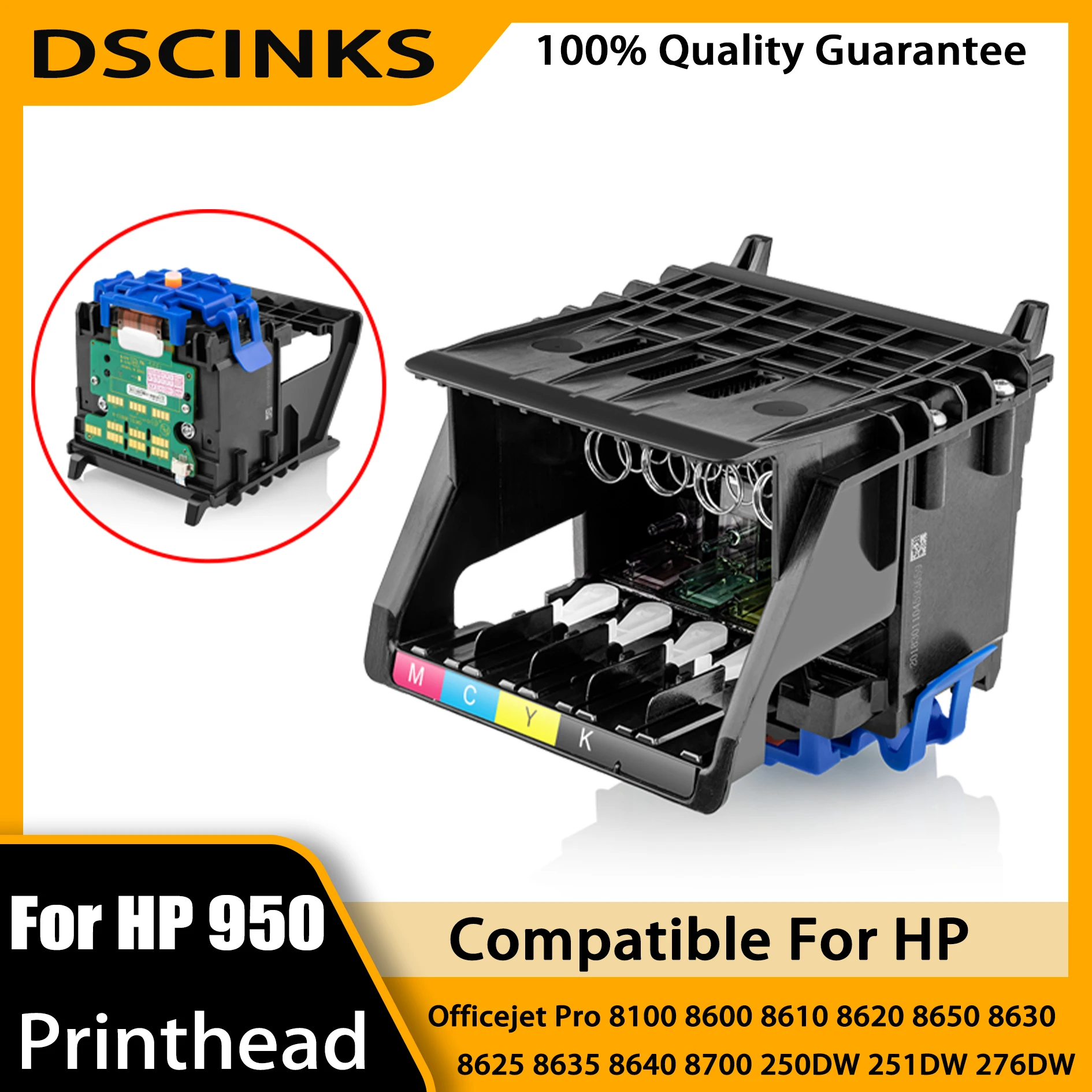 

For HP 950/951 Printhead Compatible For HP Officejet Pro 8100 8600 8610 8620 8650 8630 8625 8635 8640 8700 250DW 251DW Printer